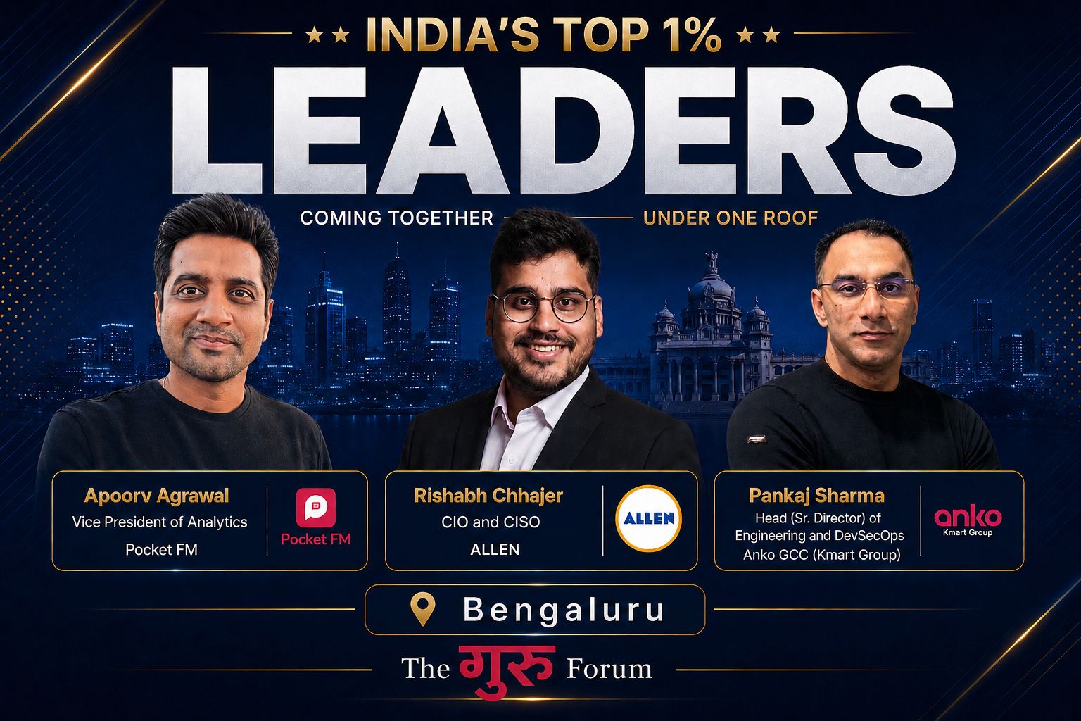 An invite-only room where India's technology leadership meets, reflects, and connects.