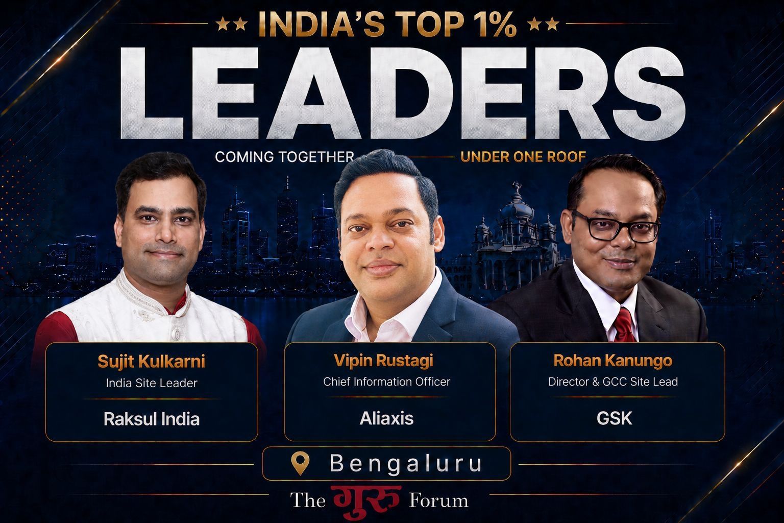 Curated rooms. Candid conversations. India's most trusted leadership circle.