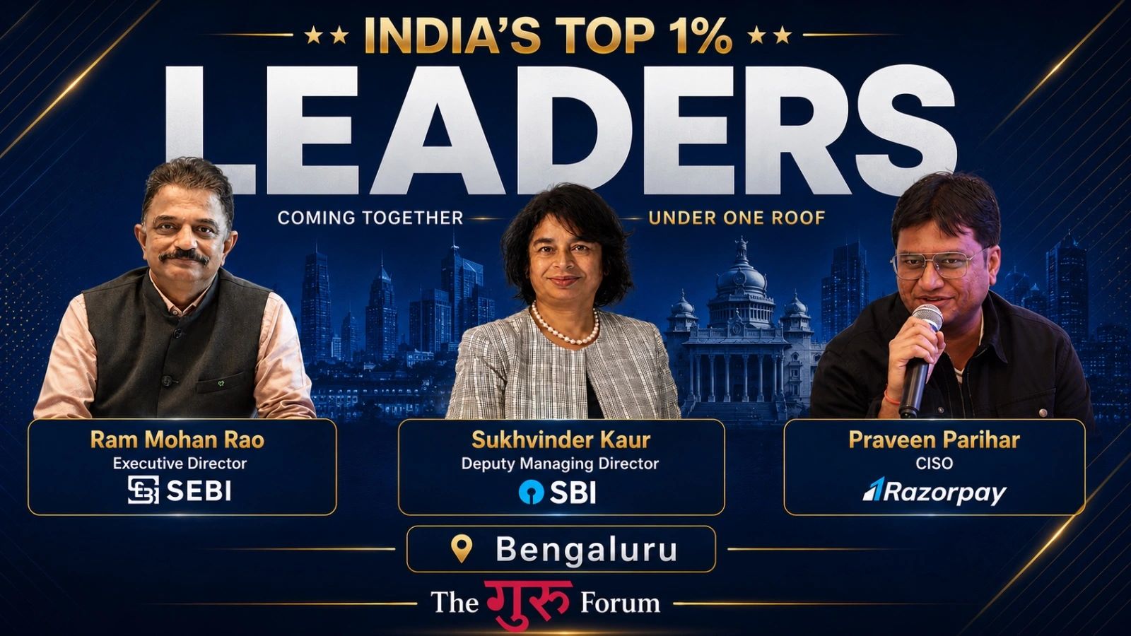 India's top CXOs in one room — candid conversations, peer insights, and an evening that actually matters.