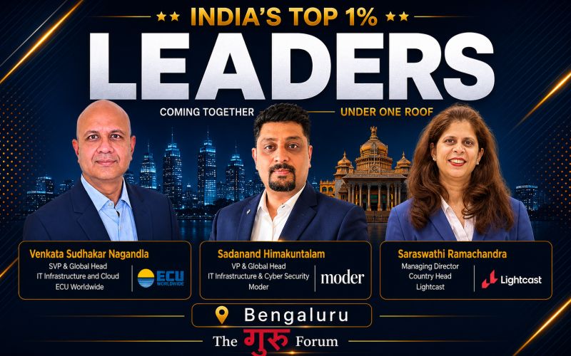 The energy in the room when India's top technology leaders sit down together without an agenda.